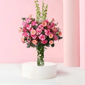 Pink Blooms Vase